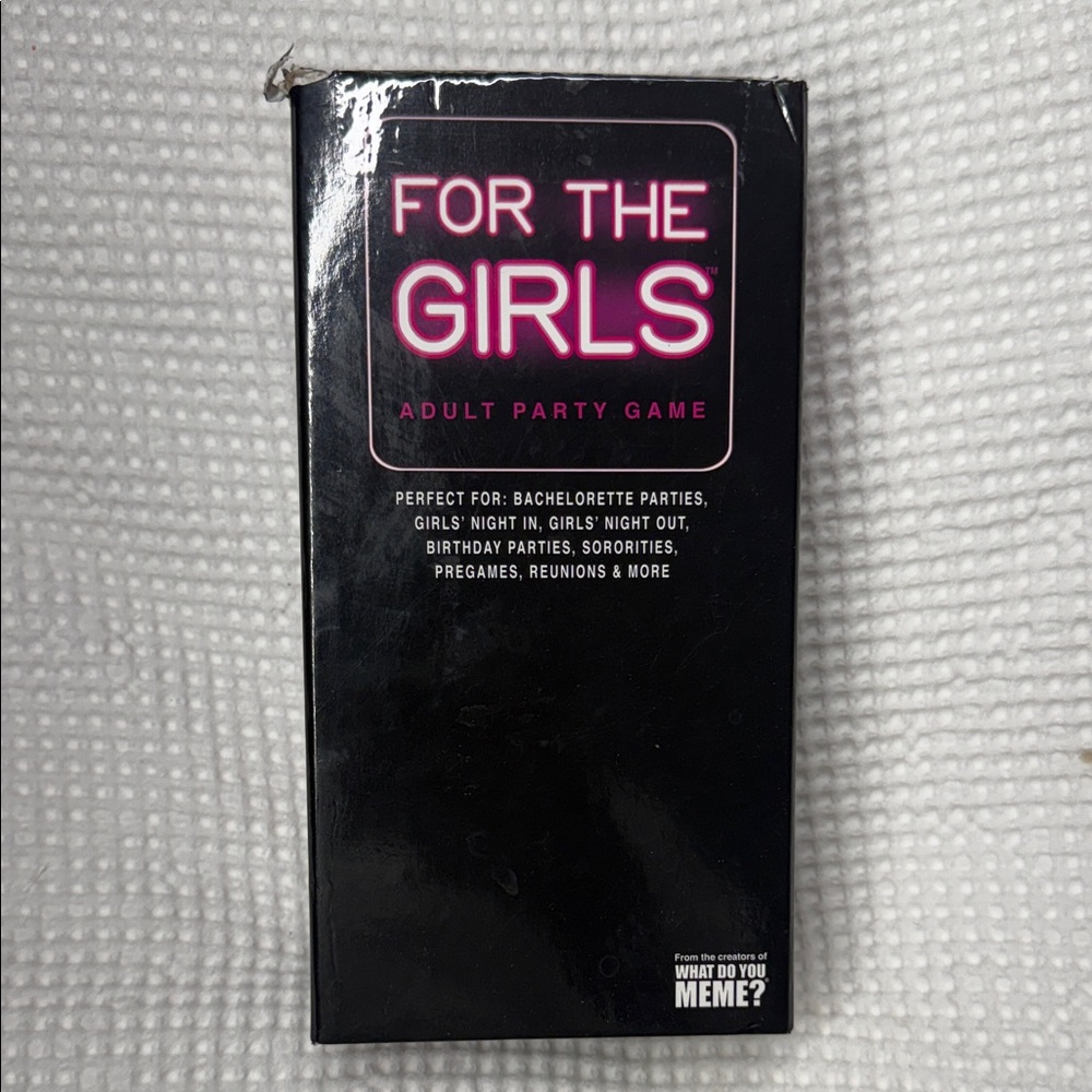 For The Girls Adult Party Game by What Do You Meme? - Black